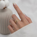 Anillo "Victoria y Fe" - Corona de Olivo