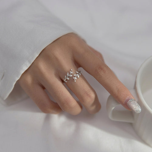 Anillo "Victoria y Fe" - Corona de Olivo