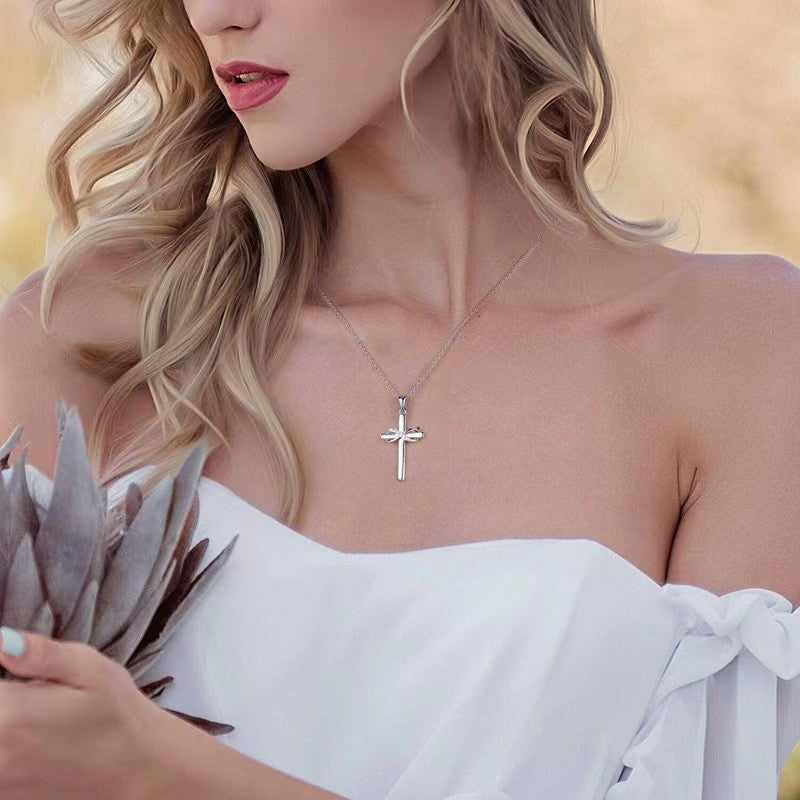 Collar "Fe Infinita" - Cruz Plateada
